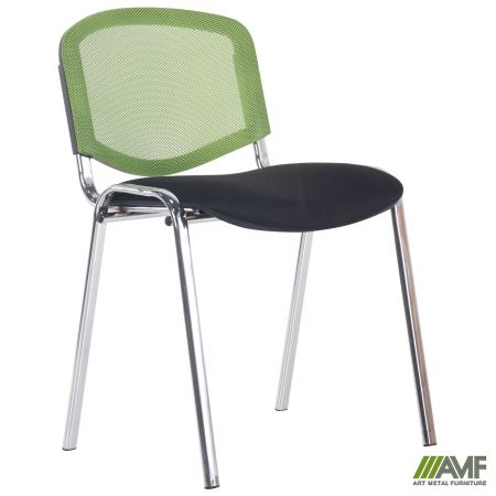 Стілець офісний AMF Ізо Веб хром сидіння А-1/Спинка Сітка салатова (289803)